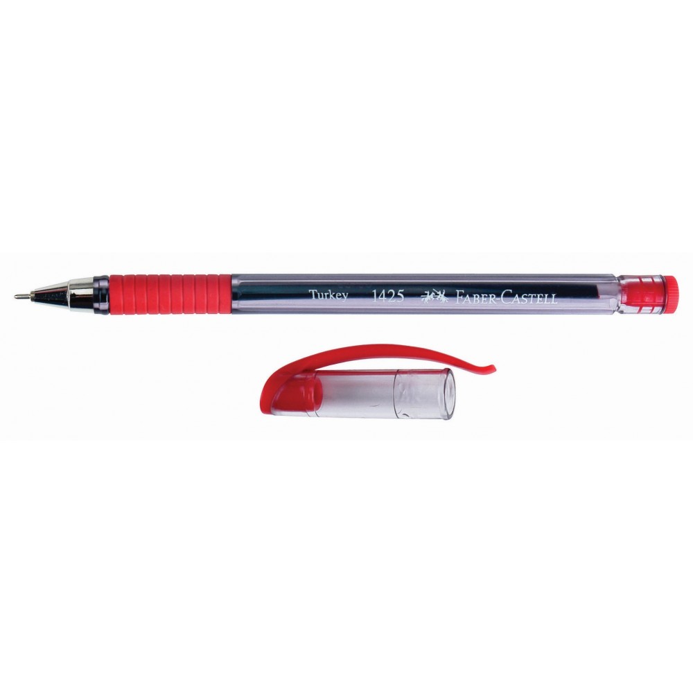 FABER 1425 TÜKENMEZ KIRMIZI 10LU
